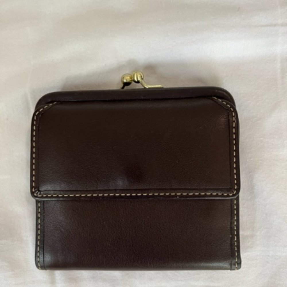 Brown Leather Coach Wallet